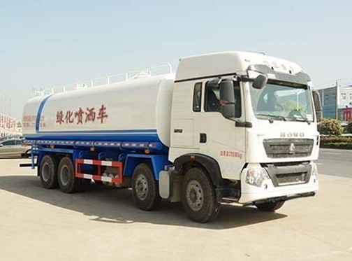 20噸灑水車視頻_重汽豪沃前四后八20噸綠化灑水車廠家價(jià)格2