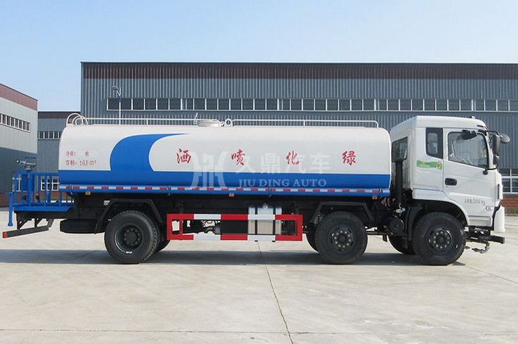 工程灑水車廠家_20噸東風特商小三軸工程灑水車4