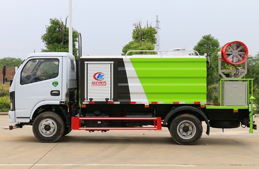 多功能抑塵車的視頻_國六東風福瑞卡5噸藍牌抑塵車廠家價格5