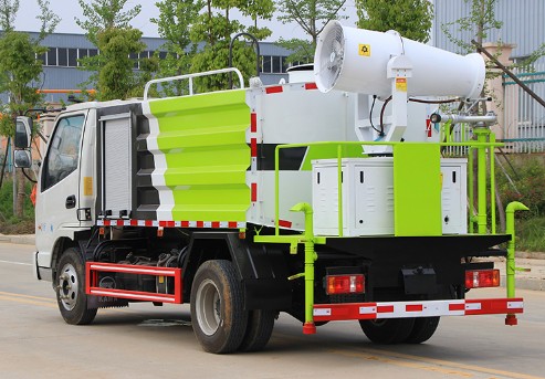 多功能抑塵車是什么_國六凱馬藍牌5噸抑塵車廠家價格3