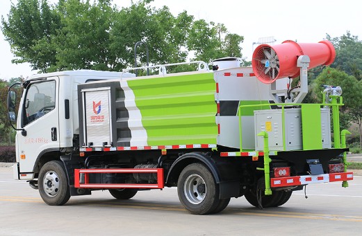 藍牌灑水車價格報價_國六福田時代領航H2藍牌抑塵車廠家價格-程力抑塵車4