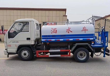 藍牌小型3噸灑水車圖片 藍牌小型3噸灑水車圖片