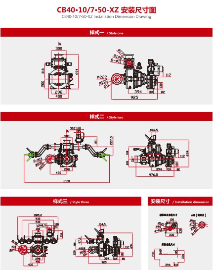 CB40��10/7��50-XZ܇(ch��)�������ð��b�ߴ�D