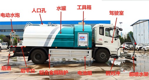 東風天錦新能源純電動9方清洗車 東風天錦新能源純電動9方清洗車