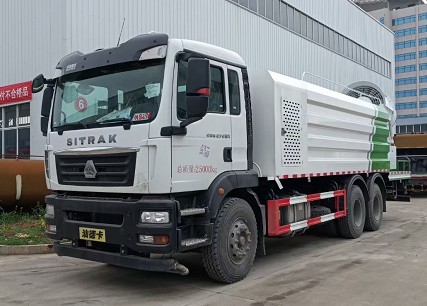 國六重汽汕德卡后雙橋多功能抑塵車圖片 國六重汽汕德卡后雙橋多功能抑塵車圖片