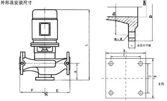 灑水車車載熱水管道泵結(jié)構(gòu)圖 灑水車車載熱水管道泵結(jié)構(gòu)圖