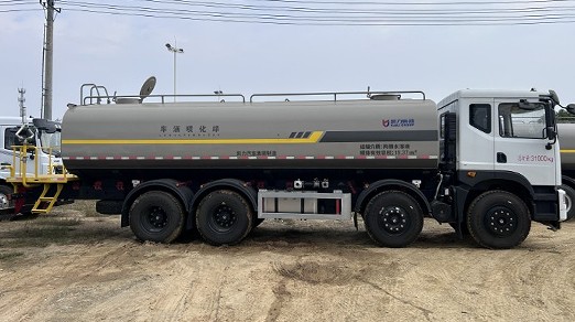 25噸灑水車價(jià)格_東風(fēng)華神T5前四后八25方灑水車_凱力風(fēng)牌KLF5310GPSE6型綠化噴灑車3