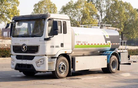 12方陜汽德創純電動灑水車_楚勝牌CSC5187GPSSBEV型純電動綠化噴灑車2